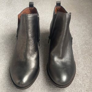Lucky Brand silver ankle boots - size 8.5